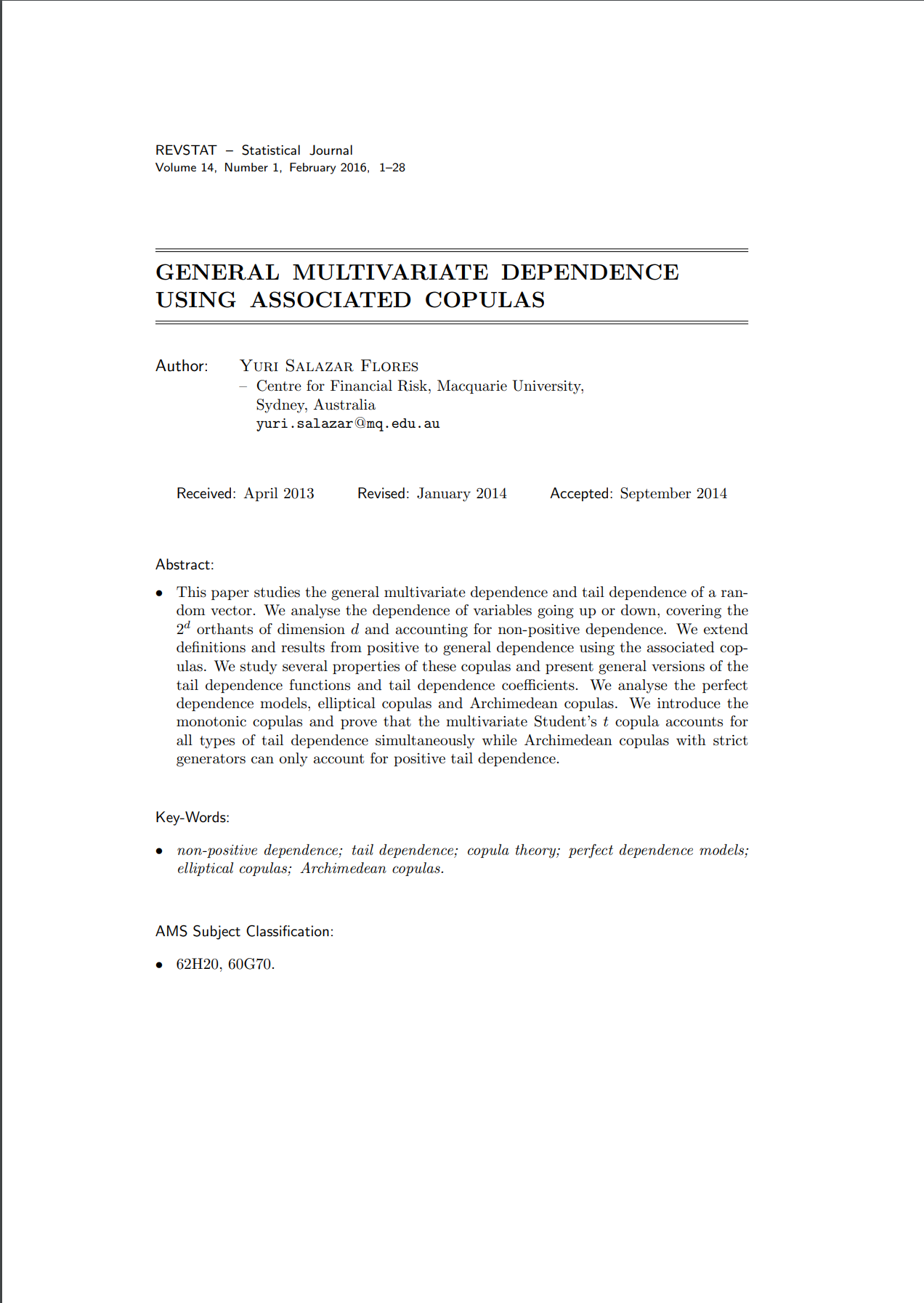 generalMultivariateDepen