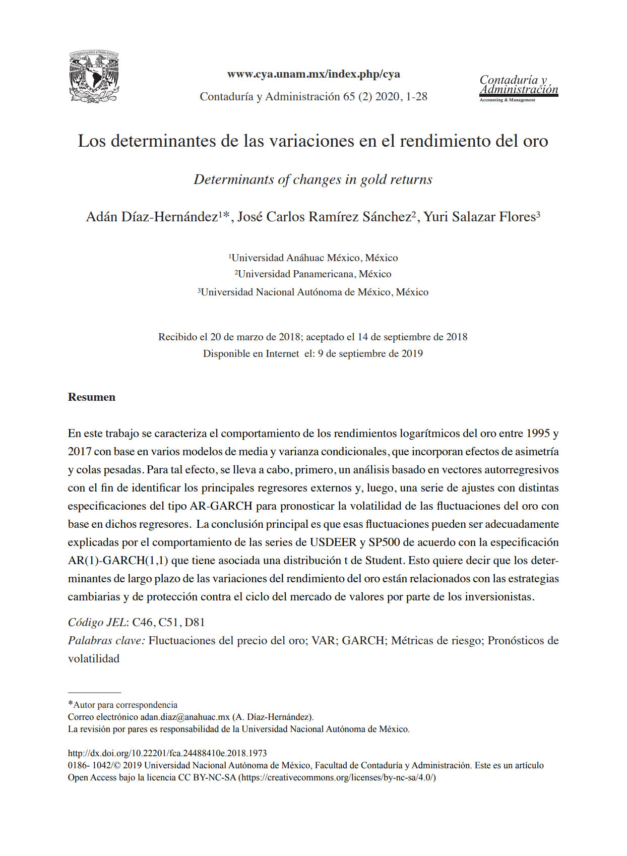 losDeterminantesVariaciones