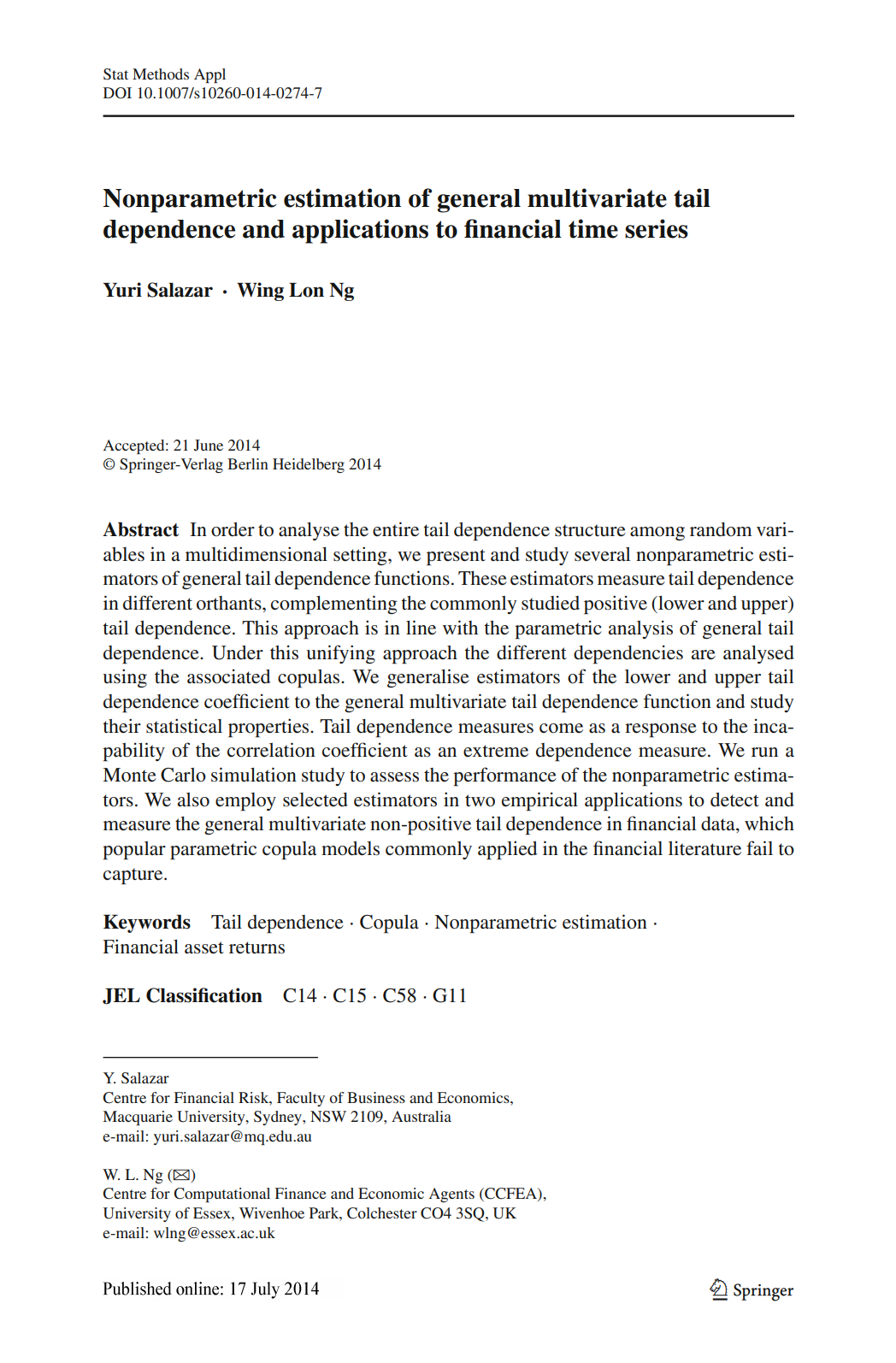 nonparametricEstimation