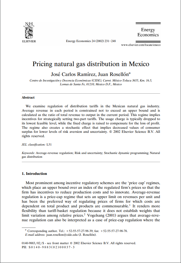 pricingNaturalGasDistribution